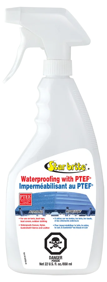 081922PC – STAR BRITE Water Repellent, For Tents/ Boat Tops/ Boat Cover/ Outer Clothing 22 Ounce Trigger Spray With C...